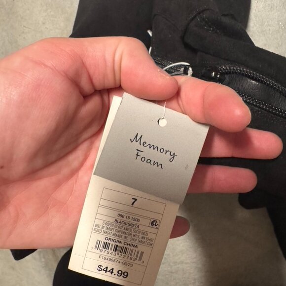 Over-The-Knee OTK Tall Dress Boots, Black - A New Day Greta - Size 7 - Picture 15 of 15